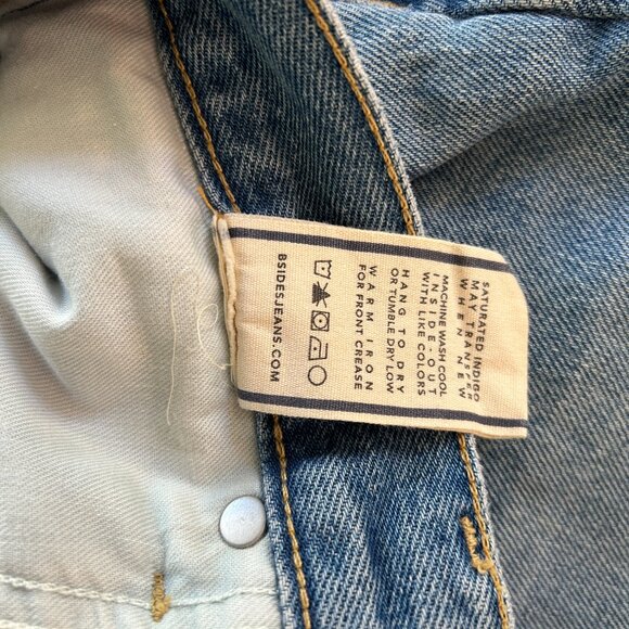 BSIDES PATCHWORK JEANS SIZE 26 - Picture 5 of 5
